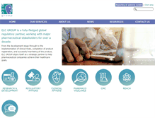 Tablet Screenshot of elc-group.com